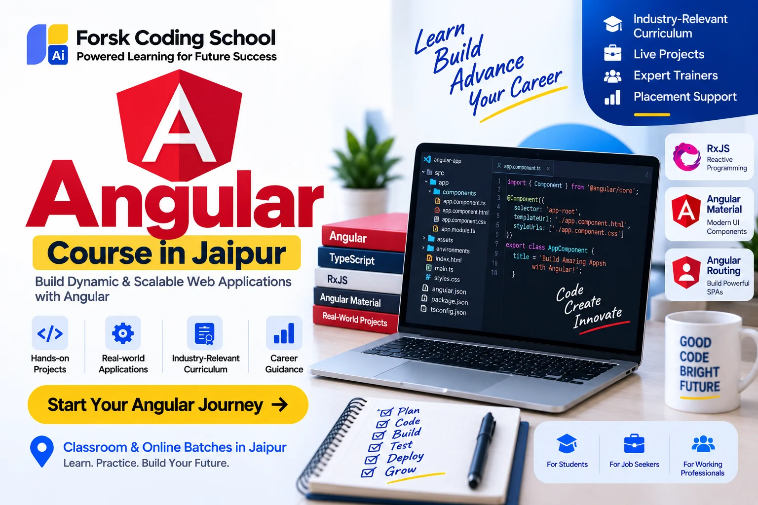 Angular Course Jaipur Course in Jaipur at Forsk Coding School