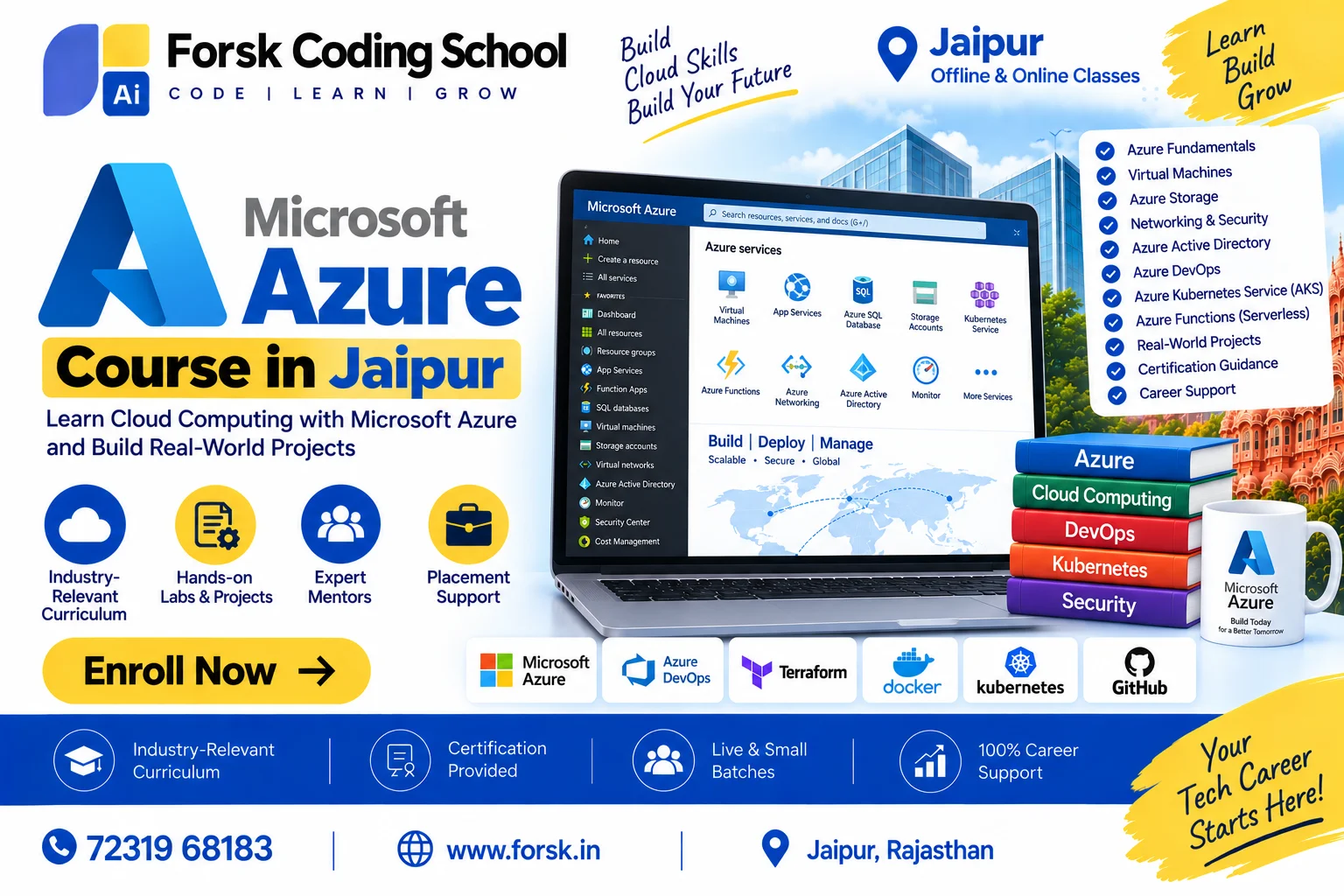 Azure Course Jaipur Course in Jaipur at Forsk Coding School