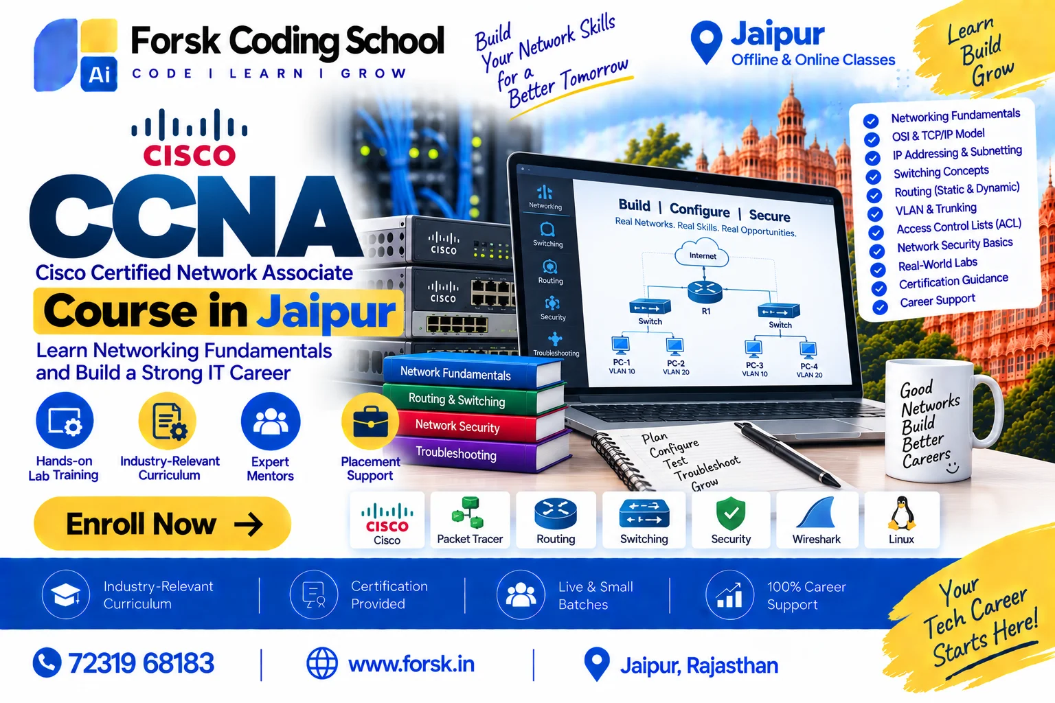Ccna Course Jaipur Course in Jaipur at Forsk Coding School