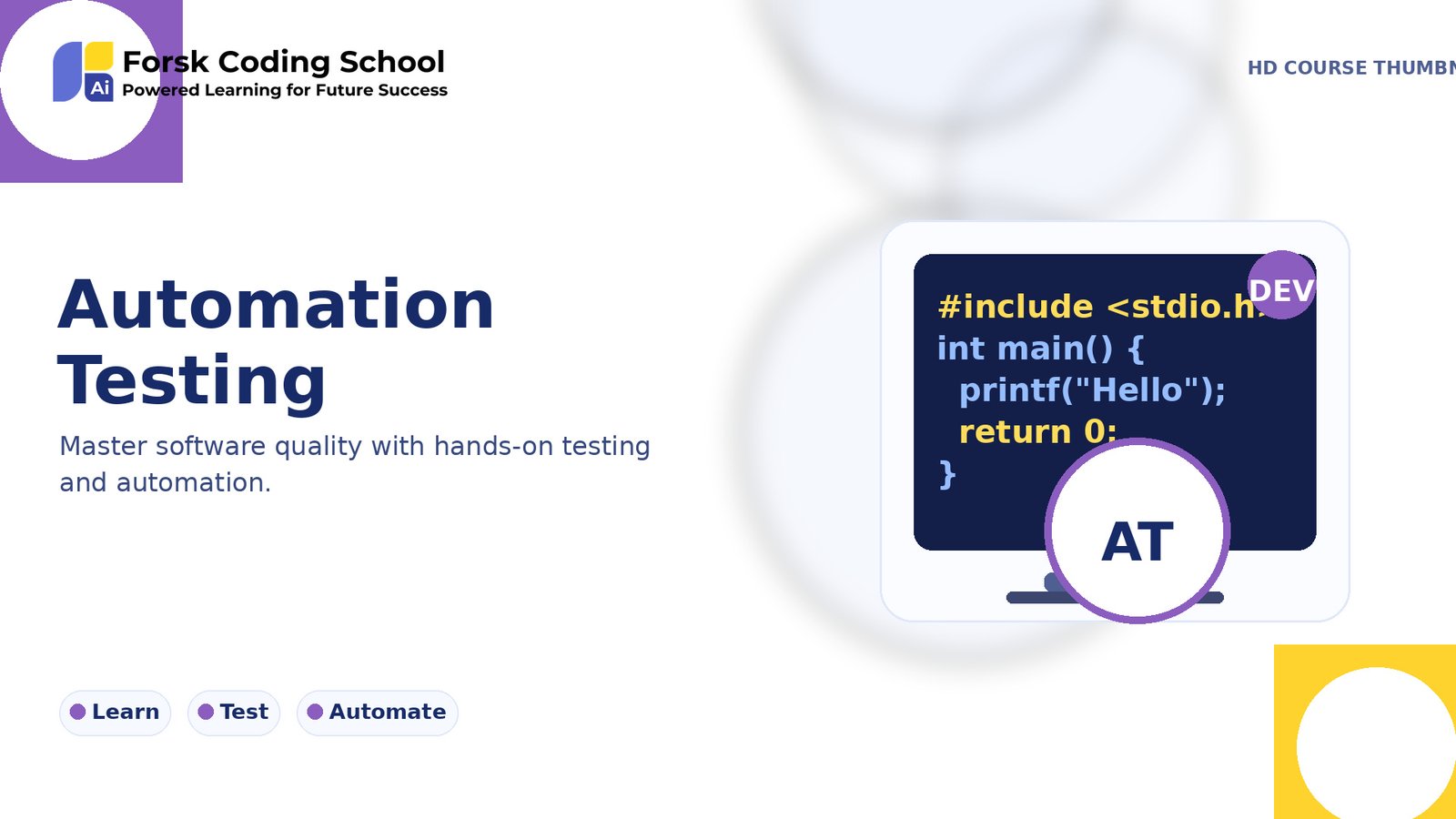 Automation Testing course in Jaipur
