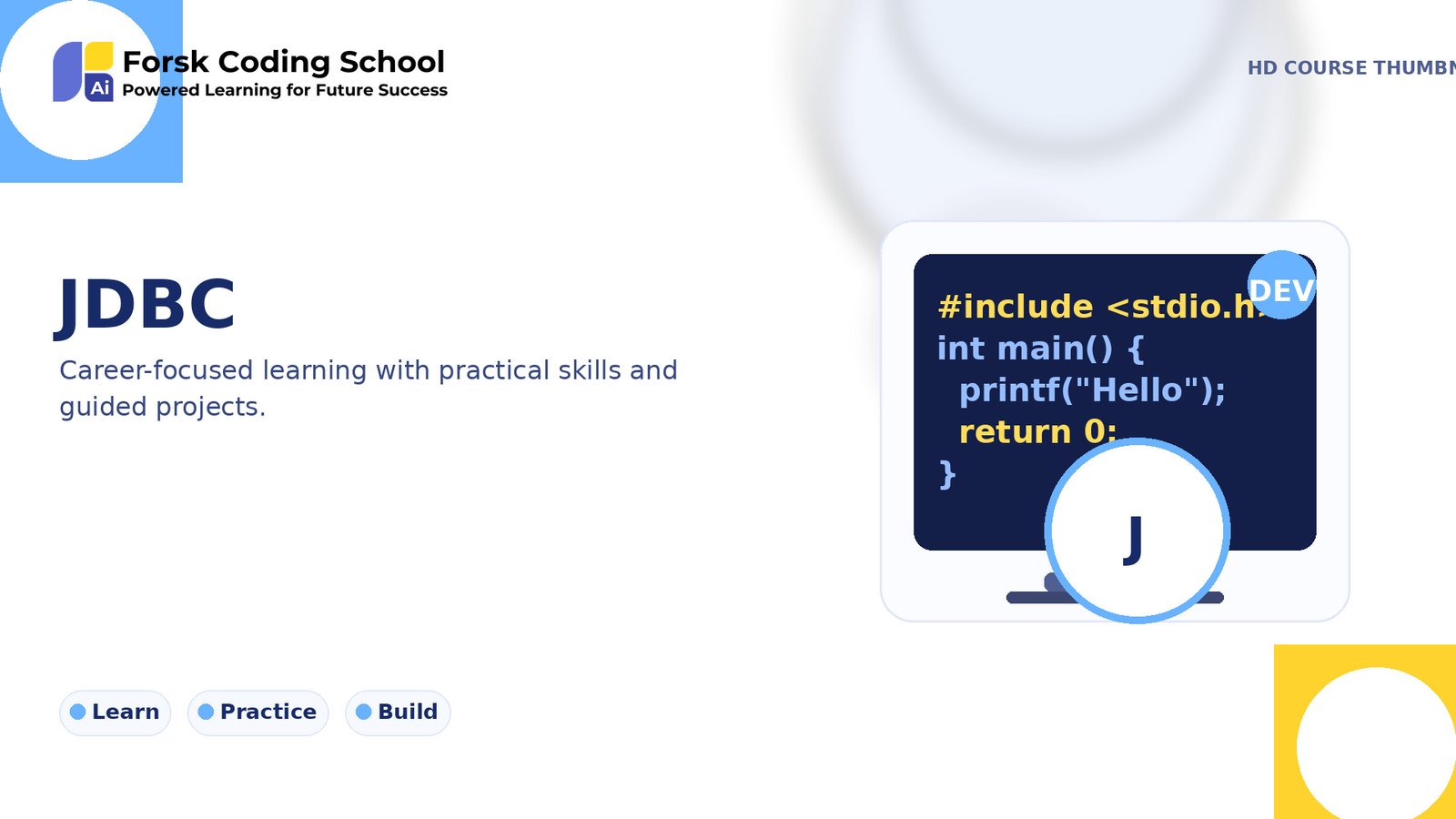 JDBC course in Jaipur