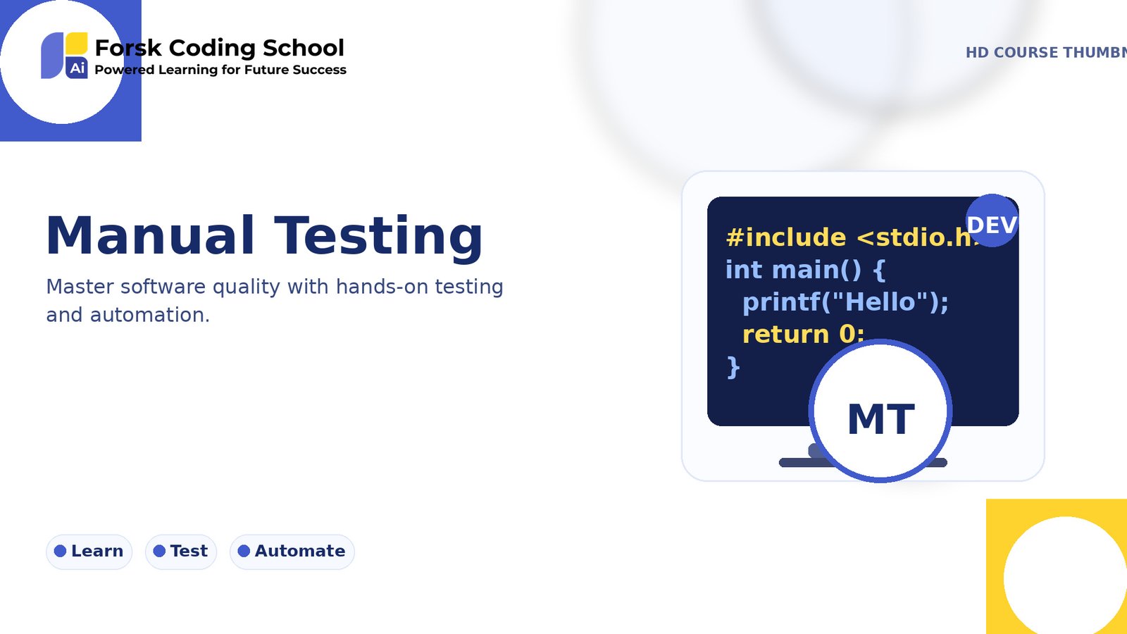 Manual Testing course in Jaipur