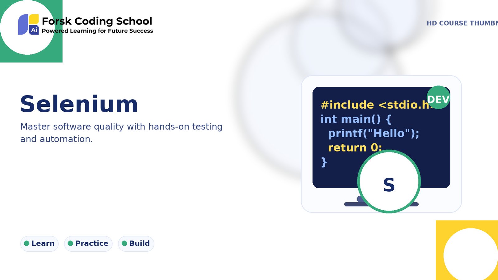 Selenium course in Jaipur