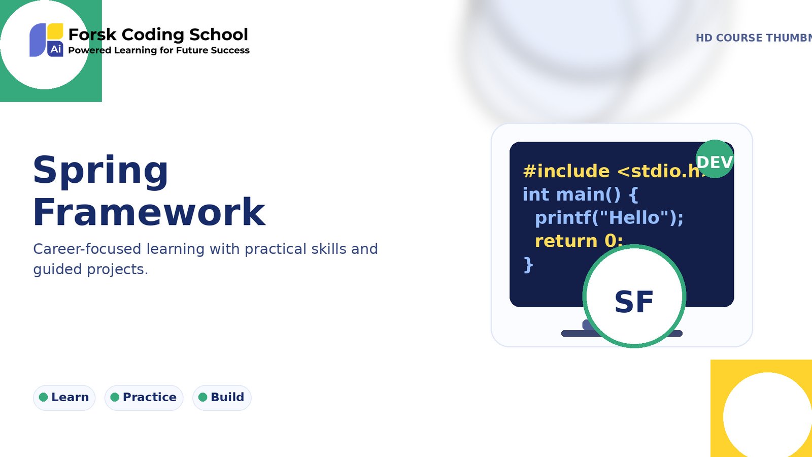 Spring Framework course in Jaipur