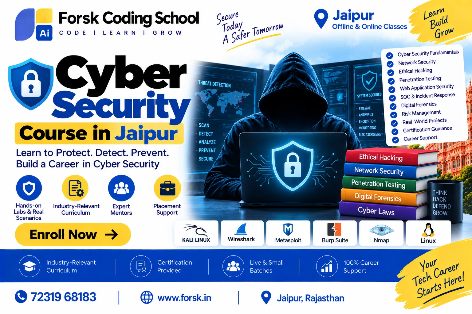 Cyber Security Course Jaipur Course in Jaipur at Forsk Coding School