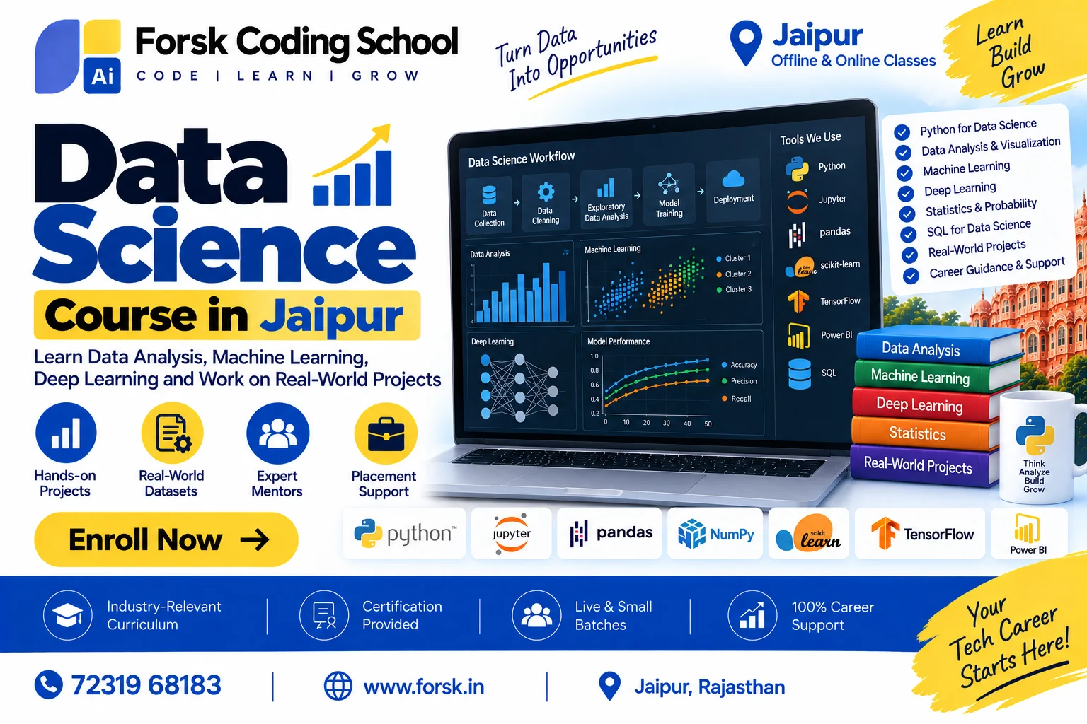 Data Science Course Jaipur Course in Jaipur at Forsk Coding School