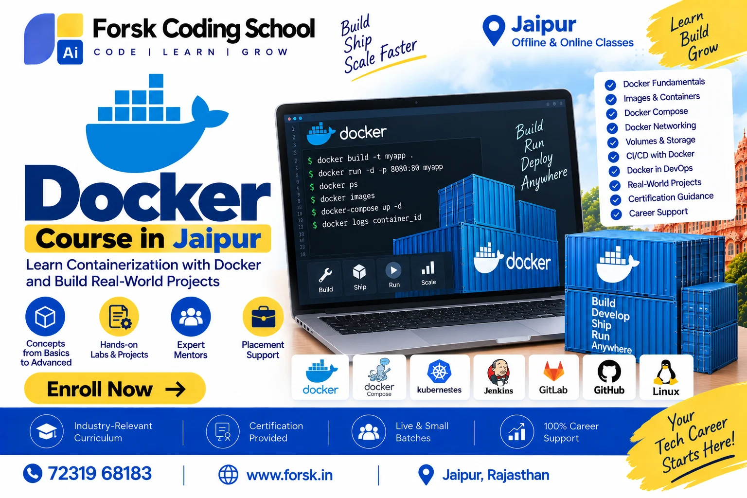 Docker Course Jaipur Course in Jaipur at Forsk Coding School