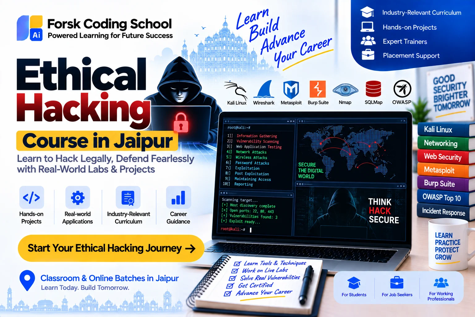 Ethical Hacking Course Jaipur Course in Jaipur at Forsk Coding School