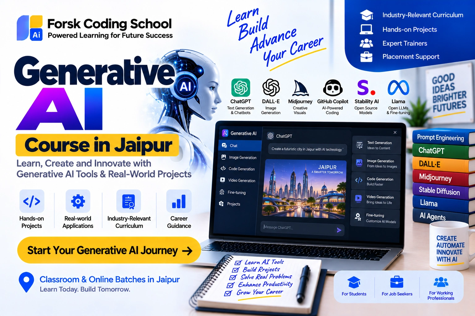 Generative AI Course Jaipur Course in Jaipur at Forsk Coding School