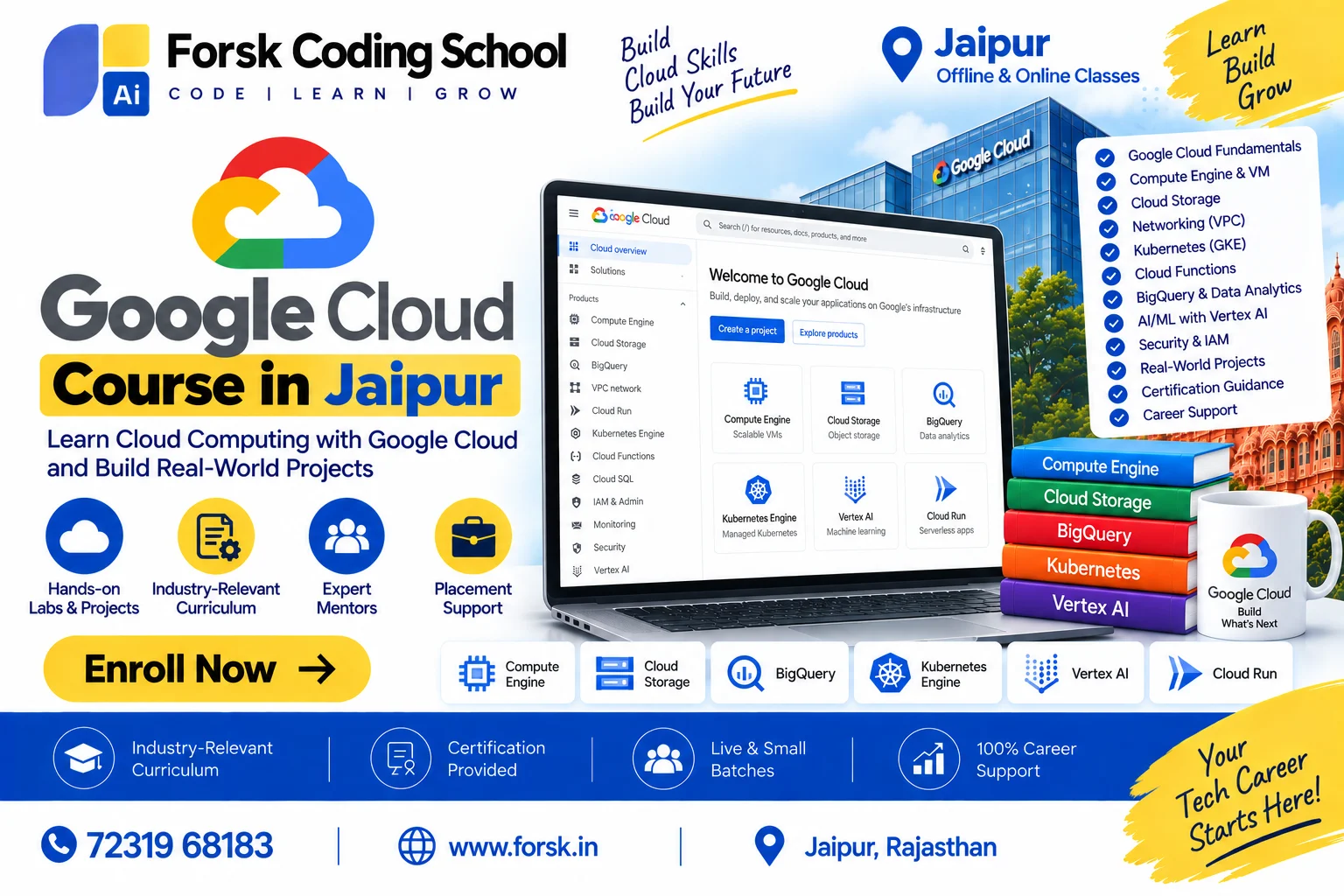 Google Cloud Course Jaipur Course in Jaipur at Forsk Coding School