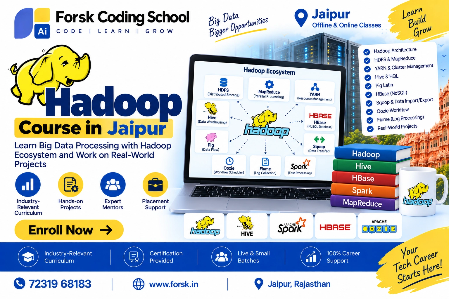 Hadoop Course Jaipur Course in Jaipur at Forsk Coding School