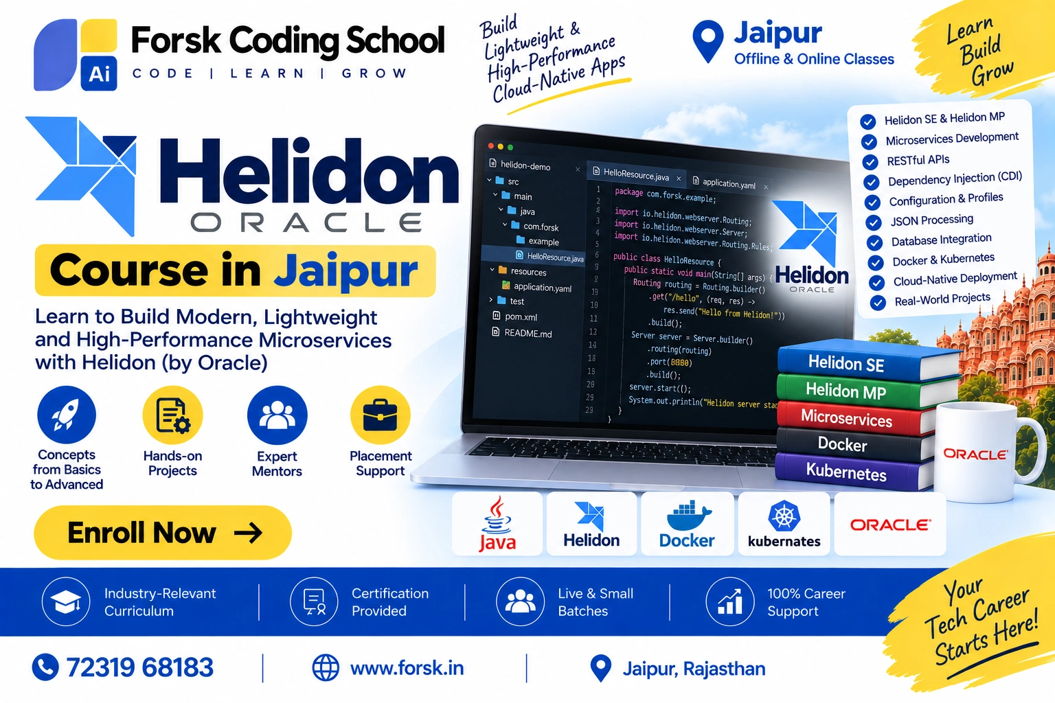 Helidon Course Jaipur Course in Jaipur at Forsk Coding School