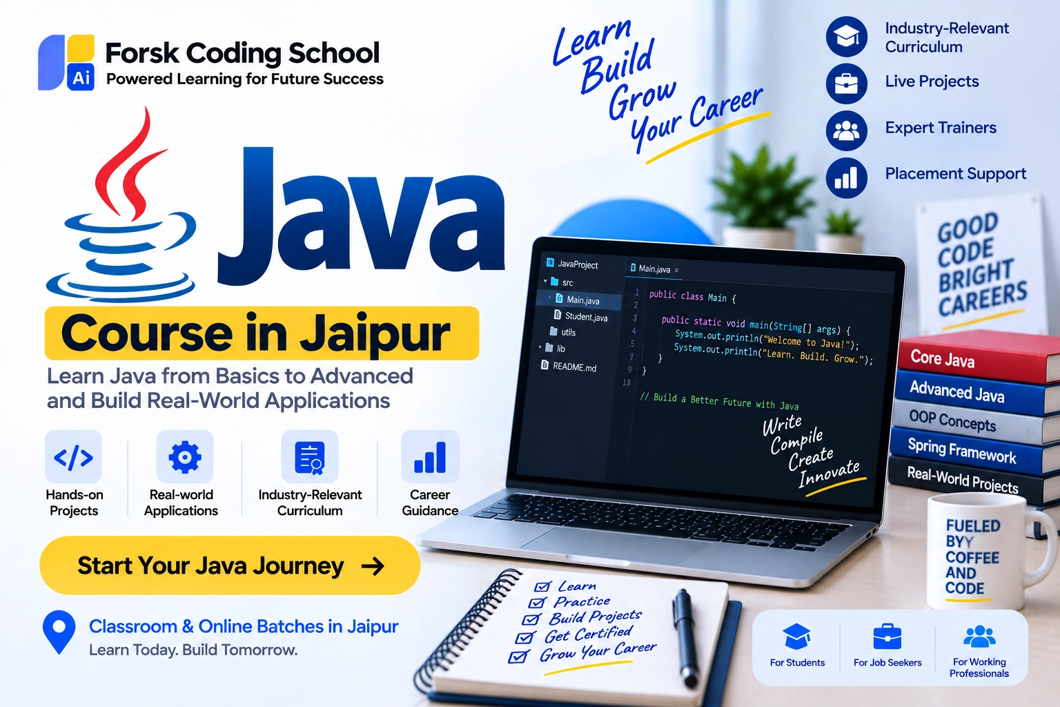 Java Courses Jaipur Course in Jaipur at Forsk Coding School