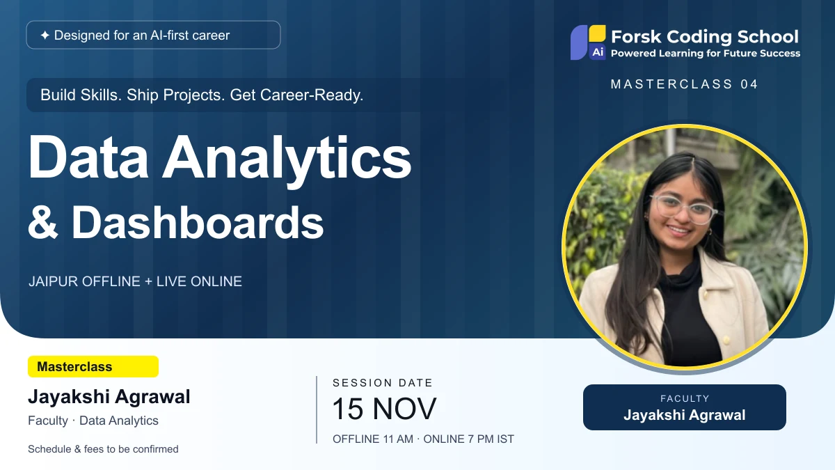 Turn raw data into a dashboard with Jayakshi Agrawal