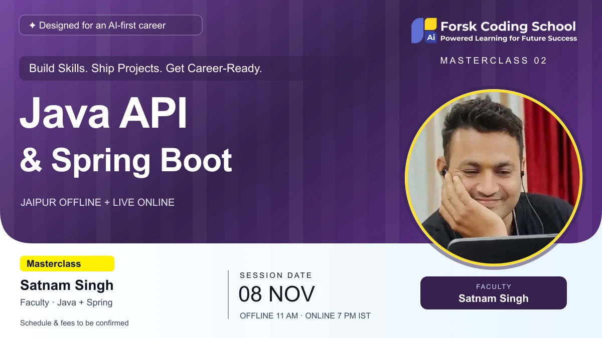 Build your first Java API with Satnam Singh
