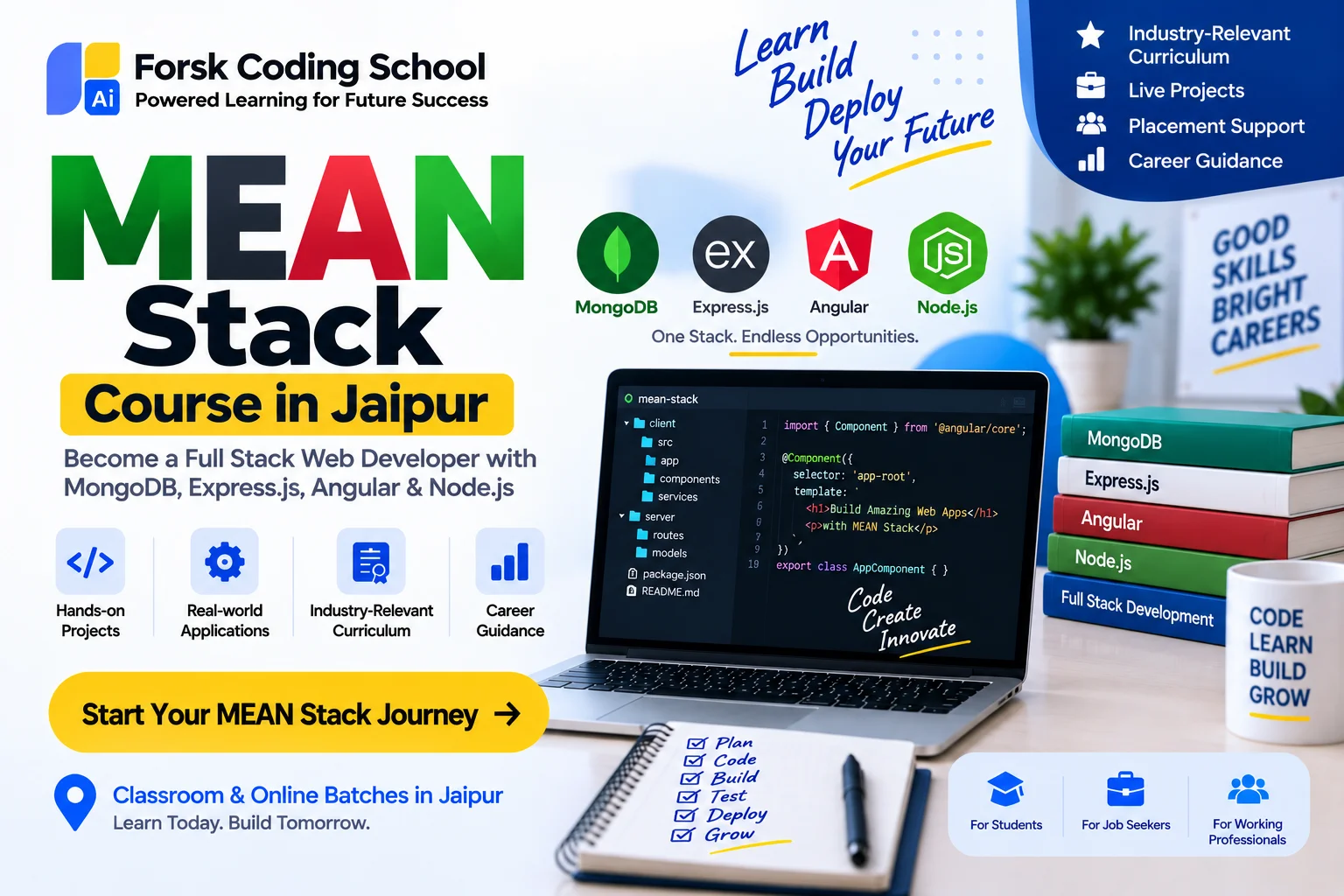 Mean Stack Course Jaipur Course in Jaipur at Forsk Coding School