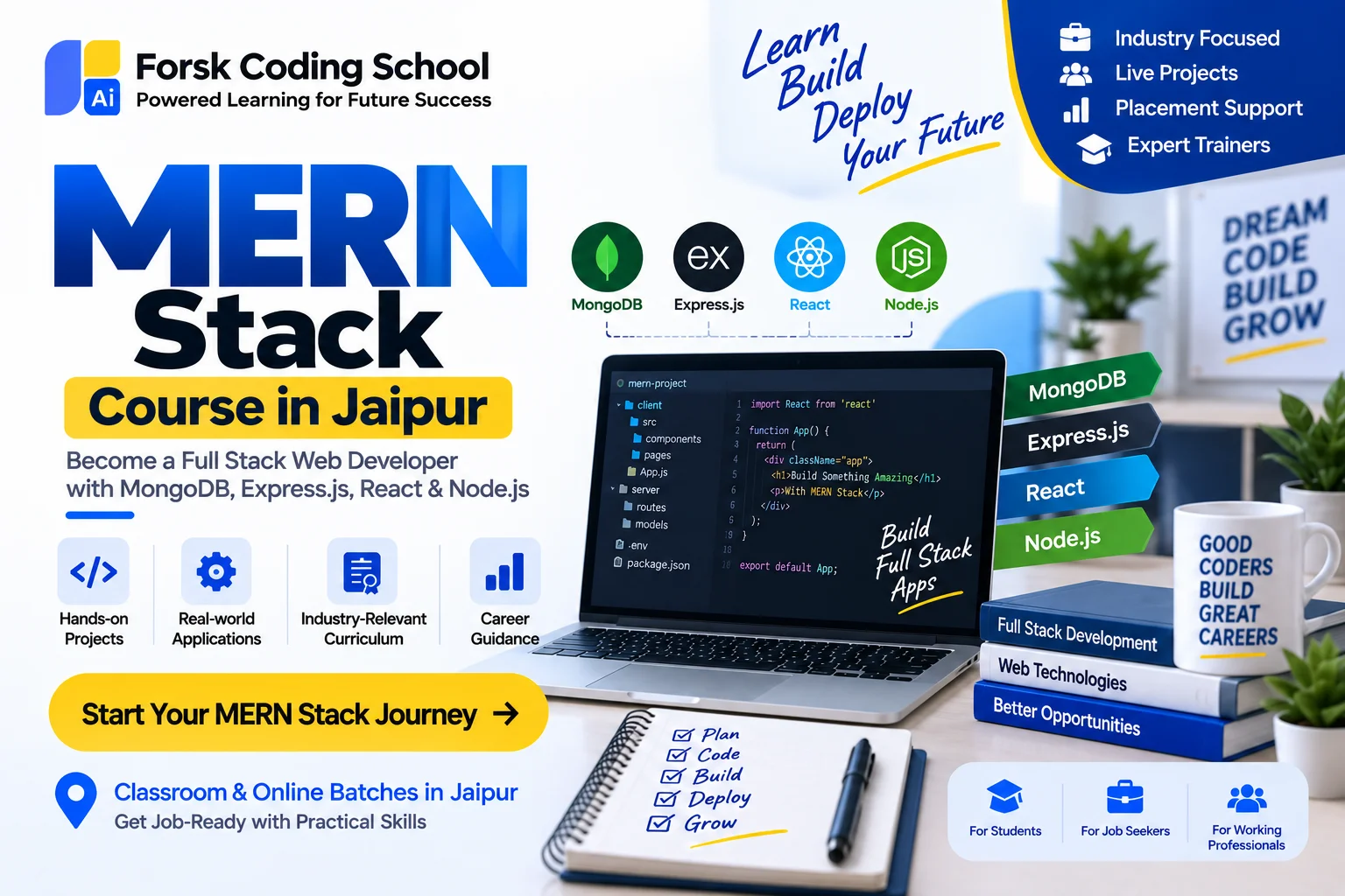 Mern Stack Course Jaipur Course in Jaipur at Forsk Coding School