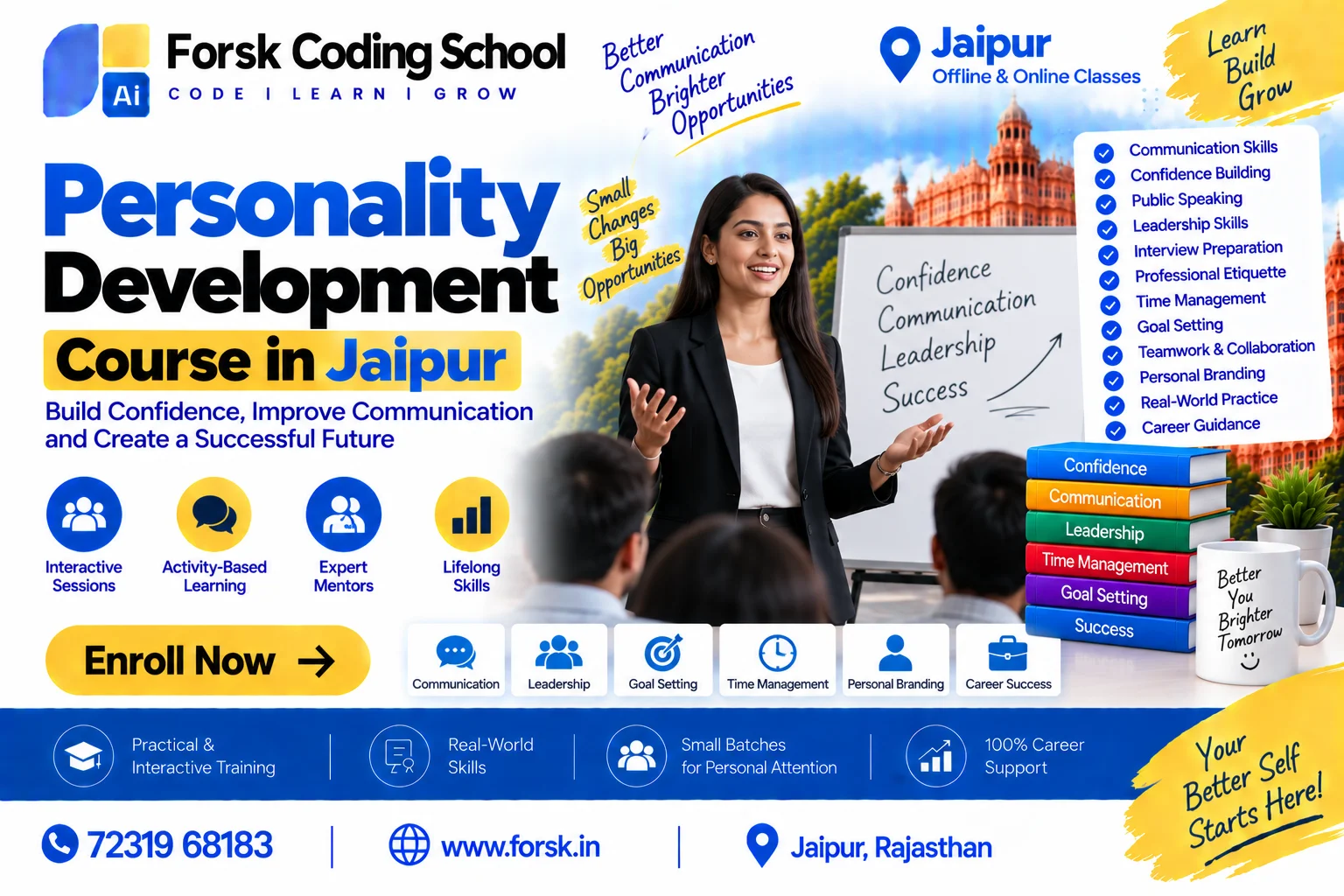 Personality Development Course Jaipur Course in Jaipur at Forsk Coding School