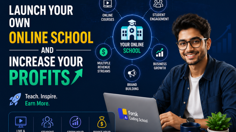 Launch Your Own Online School and Increase Your Profits by Forsk Coding School