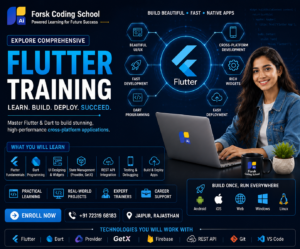 Explore Comprehensive Flutter Training in Jaipur by Forsk Coding School