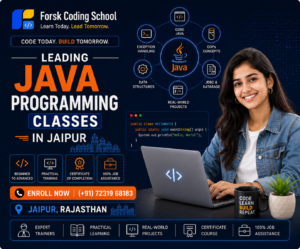 Leading Java Programming Classes in Jaipur by Forsk Coding School