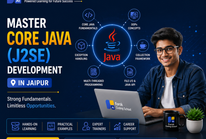 Master Core Java (J2SE) Development in Jaipur by Forsk Coding School