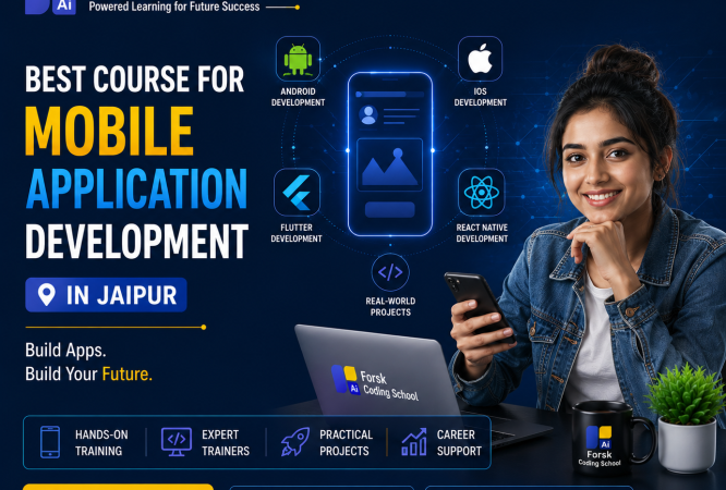 Best Course for Mobile Application Development in Jaipur by Forsk Coding School