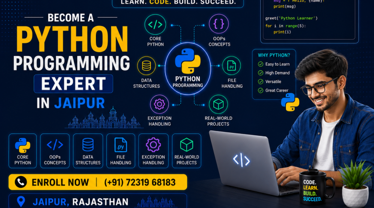 Become a Python Programming Expert in Jaipur by Forsk Coding School