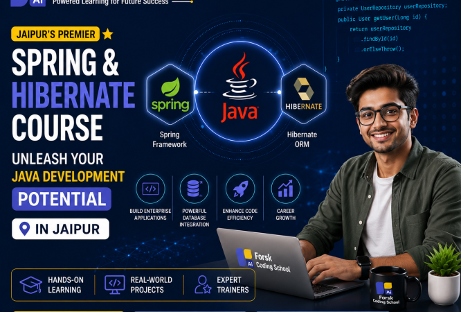 Jaipur’s Premier Spring and Hibernate Course by Forsk Coding School