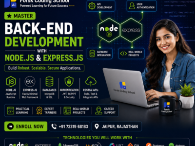 Master Back-End Development with Node.js and Express.js in Jaipur, Rajasthan at Groot Academy