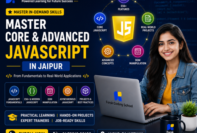 Master Core and Advanced JavaScript Course in Jaipur by Forsk Coding School