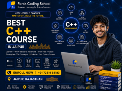 Master C++ Programming with the Best Course in Jaipur at Forsk Coding School