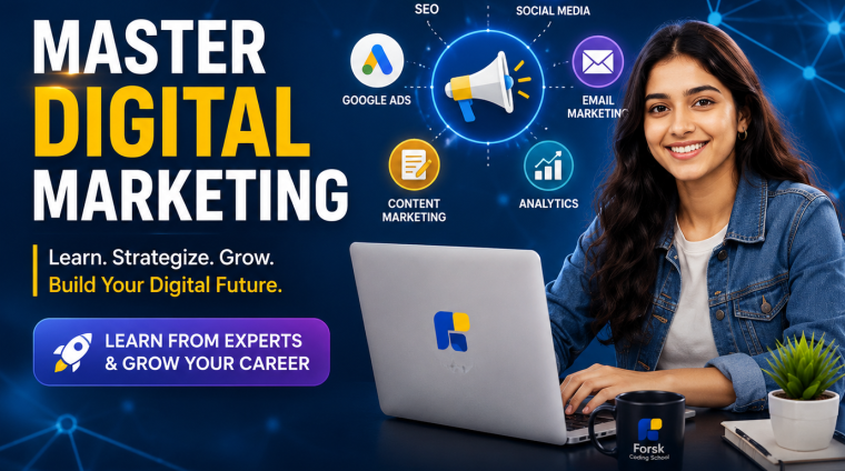 Master Digital Marketing Course in Jaipur by Forsk Coding School