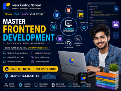 Master Frontend Development with the Best Course for Beginners in Jaipur at Forsk Coding School