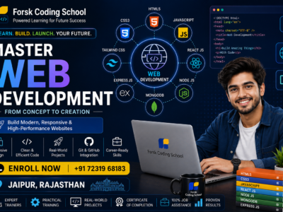 Master Web Development with the Best Course in Jaipur at Forsk Coding School