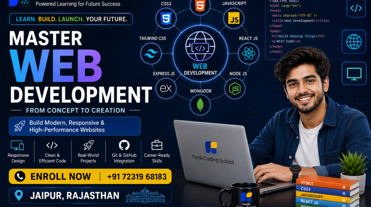 Master Web Development Course in Jaipur at Forsk Coding School with Full Stack Training