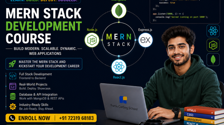 MERN Stack Development Course in Jaipur at Forsk Coding School