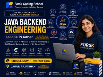 🚀 Java Backend Engineering Course in Jaipur – Free Masterclass by Forsk Coding School