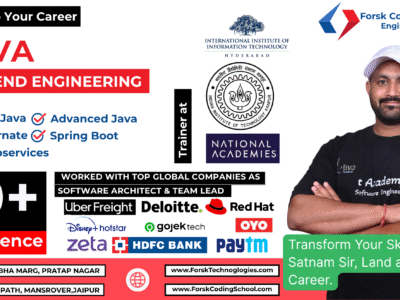 🚀 Java Backend Engineering Course in Jaipur – Free Masterclass by Forsk Coding School