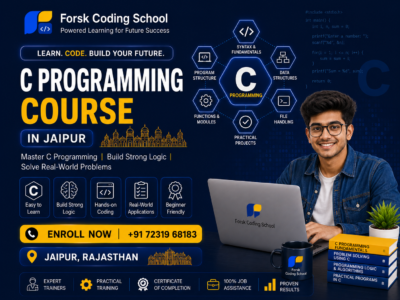 C Programming Course in Jaipur | Online + Offline Training | Forsk Coding School