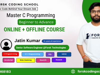 C Programming Course in Jaipur | Online + Offline Training | Forsk Coding School