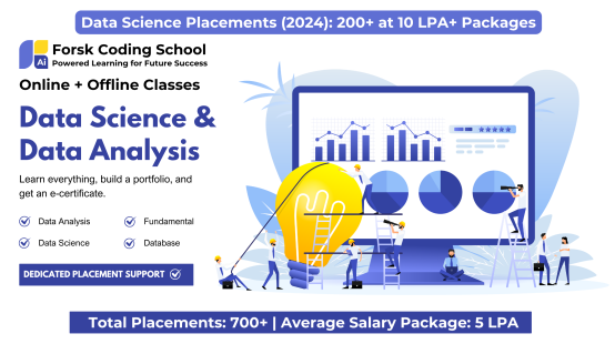 Forsk Coding School Data Science and Data Analysis course with AI-powered learning and dedicated placement support