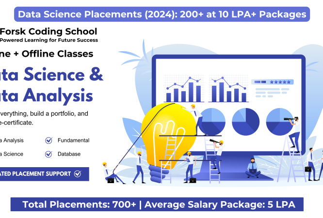 Data Science and Data Analysis Online & Offline Course – Forsk Coding School Forsk Coding School Data Science and Data Analysis course with AI-powered learning and dedicated placement support