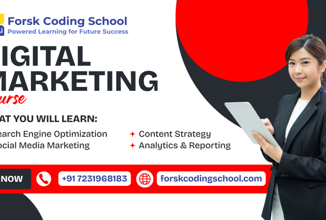 Digital Marketing Course – Forsk Coding School Jaipur Digital Marketing course training in Jaipur at Forsk Coding School – SEO, SMM, Content Strategy