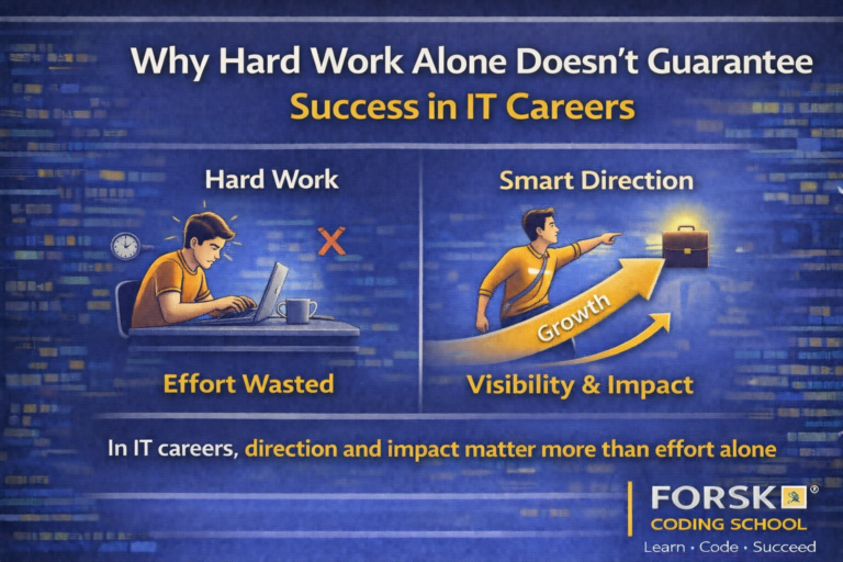 Difference between a job and a long-term career in IT