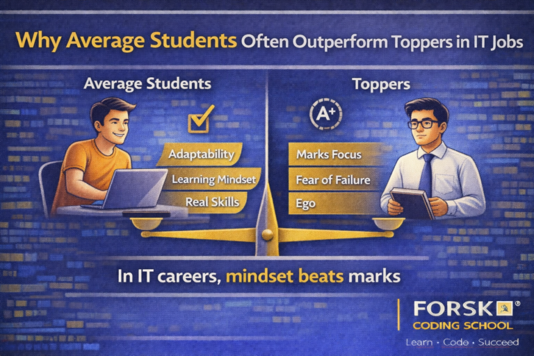 Why average students often outperform toppers in IT jobs