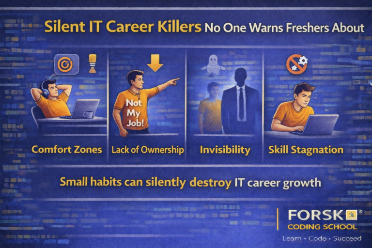 Silent IT career killers that stop freshers from growing in the IT industry