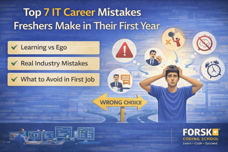 Top 7 IT career mistakes freshers make in their first year