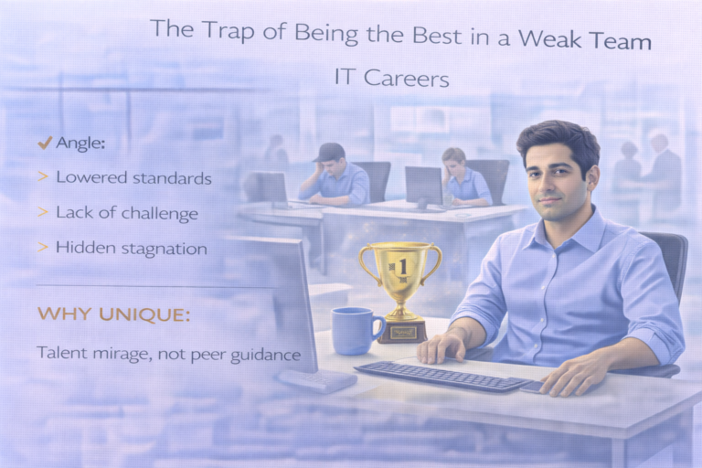 Why being the best in a weak IT team can limit long-term career growth