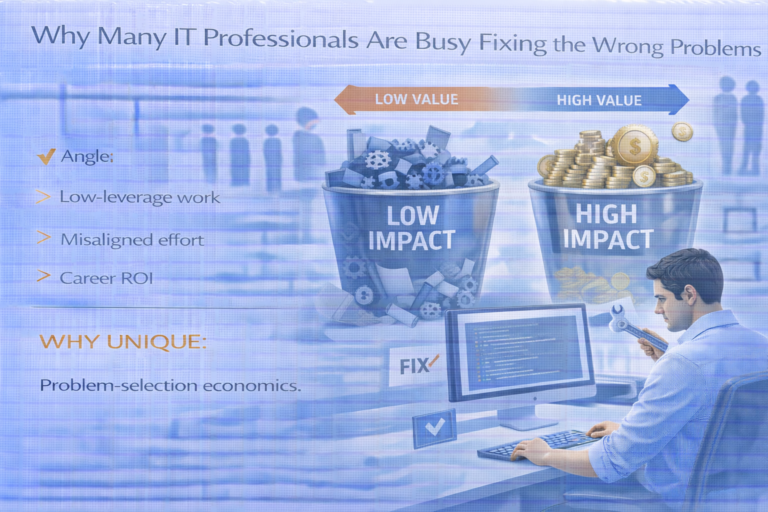 Why IT professionals stay busy but fail to grow in their careers